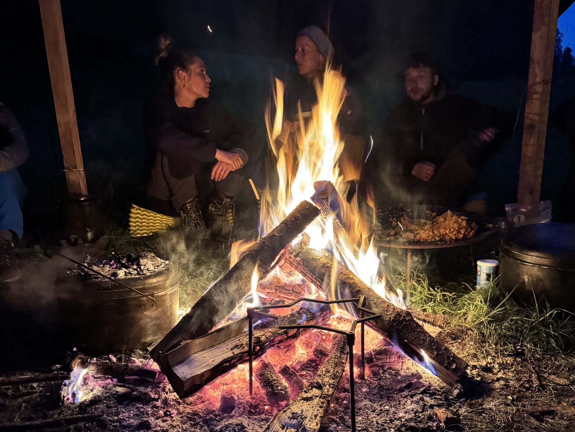 Unternehmer am Feuer – Digital Detox und tiefe Gespräche im Ikigai Camp
